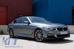 Спойлер на Предна Броня , подходящ за BMW 5 Series G30 Лимузина G31 Touring (2017-2019) M Sport Дизайн Piano Black-image-6043543