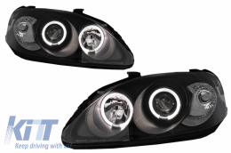 image-56-Angel Eyes Headlights suitable for Honda Civic VI (03.99-2000) Black