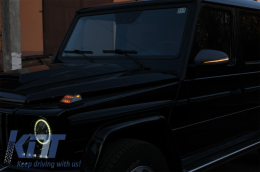 Цялостно Огледало , подходящо за MERCEDES G-Class W463 (1989-2017) 2018 Facelift Дизайн Динамичен Turn Light Light-image-6057513