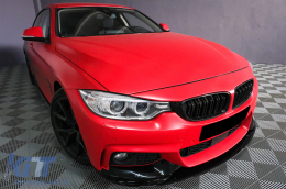 Спойлер на Предна Броня , подходящ за BMW 4 Series F32 Купе F33 Кабрио F36 Grand Купе (2013-03.2019) M Design Piano Black-image-6084600