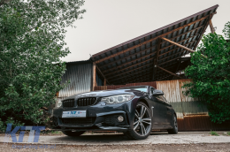 Спойлер на Предна Броня , подходящ за BMW 4 Series F32 Купе F33 Кабрио F36 Grand Купе (2013-03.2019) M Design Piano Black-image-6093793