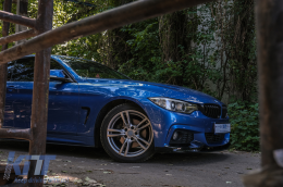 Спойлер на Предна Броня , подходящ за BMW 4 Series F32 Купе F33 Кабрио F36 Grand Купе (2013-03.2019) M Design Piano Black-image-6094368