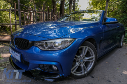 Спойлер на Предна Броня , подходящ за BMW 4 Series F32 Купе F33 Кабрио F36 Grand Купе (2013-03.2019) M Design Piano Black-image-6094373