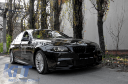 Спойлер на Предна Броня , подходящ за BMW 5 Series F10 F11 Sedan Touring (2011-2017) M-Performance Piano Black-image-6065965