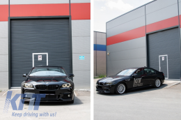 Спойлер на Предна Броня , подходящ за BMW 5 Series F10 F11 Sedan Touring (2011-2017) M-Performance Piano Black-image-6065967
