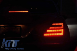 Задна Броня подходяща за MERCEDES S-Class W221 (2005-2010) с Накрайници за ауспух и LED Задни светлини-image-6075431