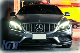 Предна Решетка , подходяща за Mercedes E-Class C207 W207 A207 Facelift (2013-2017) Купе Кабрио GTR Look-image-6046322