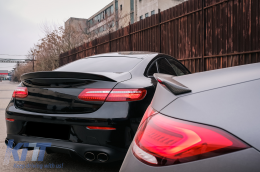 Спойлер за багажник подходящ за Mercedes E-Class C238 Купе (2016-up) Piano Black-image-6092135