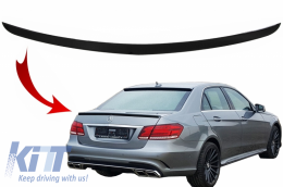 image-28-Спойлер за багажник подходящ за Mercedes E-Class W212 (2009-2016) Piano Black