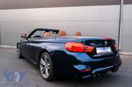 Предни калници подходящи за BMW 4 Series F32 F33 F36 (2013-02.2017) Купе Кабрио Grand Купе M4 Дизайн Черен Intake-image-6074090