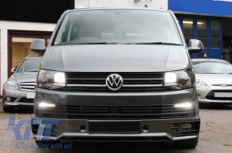 Добавка Спойлер за Предна Броня , подходящ за VW Transporter T6 (2015-) Sportline Дизайн-image-6050882