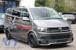 Добавка Спойлер за Предна Броня , подходящ за VW Transporter T6 (2015-) Sportline Дизайн-image-6050883
