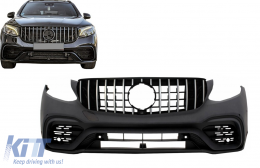 Предна Броня подходяща за Mercedes GLC X253 SUV GLC Купе C253 (2015-2019) GLC63 Дизайн-image-6127299