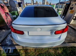 Спойлер на капака на багажника, подходящ за BMW 3 Series F30 (2010-up) M3 Дизайн Матово черно-image-6164858