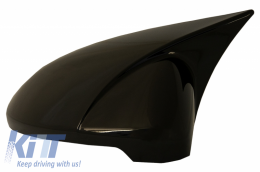 Калъфи за огледала подходящи за VW Golf VII 7 & 7.5 (2013-UP) Touran II (2015-2016) Golf Alltrack (2014-2017) Piano Black-image-6052602