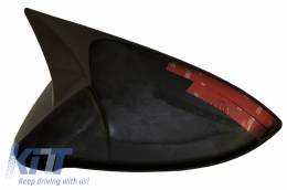 Калъфи за огледала подходящи за VW Golf VII 7 & 7.5 (2013-UP) Touran II (2015-2016) Golf Alltrack (2014-2017) Piano Black-image-6052603