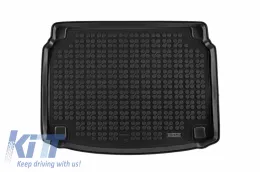 image-12-Trunk Mat Black Rubber suitable for Hyundai i30 III (2016 -) i30N III (2019-) Hatchback Black