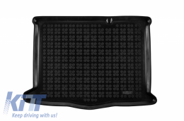 image-71-Rubber Trunk Mat Black suitable for Ford Focus IV Hatchback (2018-up) version with an irregular size spare tire