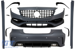 image-66-Пълен комплект за каросерия с Решетка , подходящ за Mercedes A-Class W176 (2012-2018) Facelift A45 Дизайн