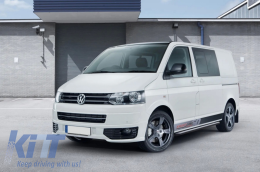 Добавка Спойлер на Предна Броня , подходящ за VW Transporter Multivan Caravelle T5 T5.1 Facelift (2010-2015) Sportline Дизайн-image-6050836