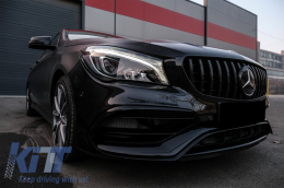 Пълен комплект за каросерия, подходящ за Mercedes CLA C117 W117 (2013-2018) Facelift CLA45 Дизайн Предна Решетка-image-6057769