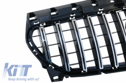 Пълен комплект за каросерия, подходящ за Mercedes CLA W117 C117 (2013-2018) Facelift CLA45 Дизайн Предна Решетка Хром-image-6050313