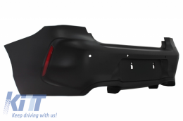 Задна Броня , подходяща за BMW 1 Series F20 F21 LCI (2015-06.2019) с Накрайници за ауспух Quad M2 Дизайн-image-6050317