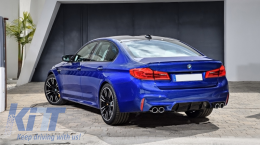 Пълен комплект за каросерия, подходящ за BMW Серия 5 G30 (2017-нагоре) Лимузина с Предни калници Хром M5 Дизайн-image-6051307