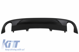 image-54-Дифузьор на Задна Броня , подходящ за Audi A4 B9 8W (2016-2018) Sedan Avant Спорт Дизайн for Standard Edition Черен