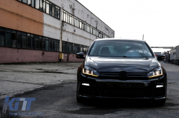 Боди комплект подходящ за VW Golf VI 6 MK6 (2008-2013) R20 Дизайн със Прагове-image-6084192