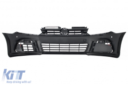 Боди комплект подходящ за VW Golf VI 6 MK6 (2008-2013) R20 Дизайн с изпускателна система-image-6052464
