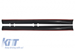 Боди комплект подходящ за VW Golf VI 6 MK6 (2008-2013) R20 Дизайн с изпускателна система-image-6052470