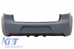 Боди комплект, подходящ за VW Golf VI 6 MK6 (2008-2013) R20 Дизайн с изпускателна система Catback-image-6052540