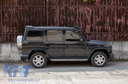 Предна Броня с Вежди за калниците, арки на колелата, подходящи за MERCEDES Benz G-Class W463 (1989-2017) G65 Дизайн-image-6053018