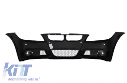 Пълен комплект за каросерия, подходящ за BMW 3 Series E90 (2005-2008) M-Technik M-Performance дизайн с Фарове Angel Eyes Черен-image-6053324