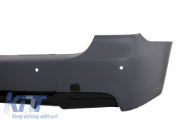 Пълен комплект за каросерия, подходящ за BMW 3 Series E90 (2005-2008) M-Technik M-Performance дизайн с Фарове Angel Eyes Черен-image-6053327