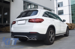 Пълен комплект за каросерия, подходящ за Mercedes GLC SUV X253 (2015-07.2019) GLC63 Дизайн със Прагове-image-6106896