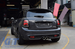 Задни светлини подходящи за MINI ONE F55 F56 F57 3D 5D Convertible (2014-2018) JCW Дизайн Червен дим-image-6056152