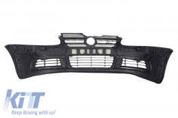 Предна Броня с Фарове подходяща за VW Golf V 5 (2003-2007) Jetta (2005-2010) TFSI R32 Look Черен Edition-image-6053882