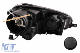 Предна Броня с Фарове подходяща за VW Golf V 5 (2003-2007) Jetta (2005-2010) TFSI R32 Look Черен Edition-image-6108487