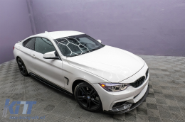 Прагове Добавка разширения за устни подходящи за BMW Серия 4 F32 Купе F33 Кабрио F36 Grand Купе M Sport Дизайн-image-6088006