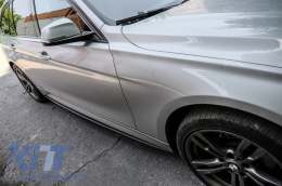 Прагове Добавка удължители за устни, подходящи за BMW Серия 3 F30 F31 (2011-нагоре) M-Performance дизайн-image-6065852