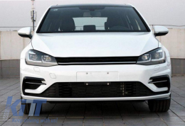 Предна Броня подходяща за VW Golf 7.5 (2017-2020) R Line Дизайн-image-6056747