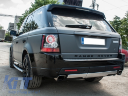 Задна Броня със Антикрило , подходяща за Land Rover Range Rover Спорт L320 (2010-2013) Автобиографичен дизайн-image-6054358