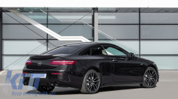 Задна дифузьор с накрайници за ауспух, подходящ за Mercedes E-Class C238 A238 AMG Спортна линия Купе Кабрио (2016-2019) E53 Нощен пакет Дизайн-image-6057999
