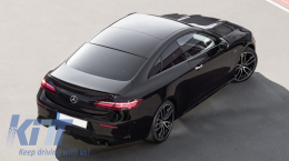 Задна дифузьор с накрайници за ауспух, подходящ за Mercedes E-Class C238 A238 AMG Спортна линия Купе Кабрио (2016-2019) E53 Нощен пакет Дизайн-image-6058000