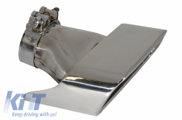 Спойлер на Предна Броня , подходящ за BMW 5 Series F10 F11 (2011-2017) с двоен изходен въздушен дифузьор и накрайници на ауспуха M-Performance Piano Black-image-6056043