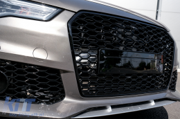 Предна Броня , подходяща за Audi A6 4G Facelift (2015-2018) и дифузьор на Задна Броня с накрайници за ауспух RS6 Дизайн-image-6071795