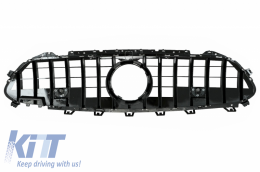 Централна решетка с дифузьор и накрайници на ауспуха Черен Подходящ за Mercedes CLS-Class C257 (2018-up) GTR CLS53 Дизайн only AMG Line Задна Броня-image-6057754