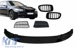 image-13-Спойлер на Предна Броня , подходящ за BMW 5 Series F10 F11 Sedan Touring (2011-2017) Решетки M-Performance Спорт M550 Дизайн